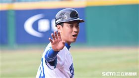 富邦悍將林宥穎。 （圖／記者林敬旻攝）