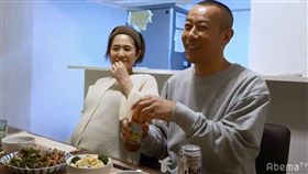 蒼井空介紹與老公的相識過程紀錄。（圖／翻攝自abema.tv）