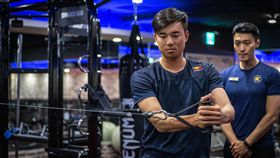 黃子鵬自主訓練。（圖／品牌提供）