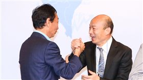 前總統馬英九舉辦經濟圓桌論壇,韓國瑜,朱立倫,周錫瑋,陳文茜,馬英九,（圖／記者林士傑攝影）