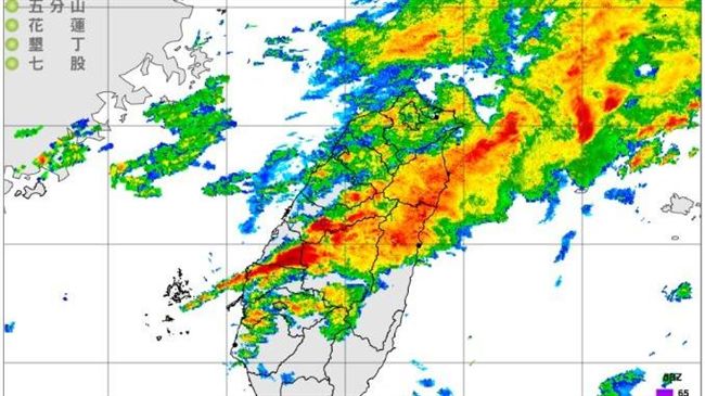 現在雨下到哪？鄭明典用一張圖告訴你