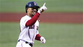 ▲紅襪貝茲（Mookie Betts）擊出本季第6轟，同時達成生涯500得分紀錄。（圖／美聯社／達志影像）
