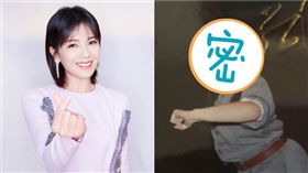 劉濤爆肥舊照。（圖／劉濤微博）