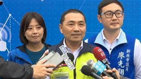 侯友宜1日出席前往土城抽水站視察防汛整備,新北市府提供