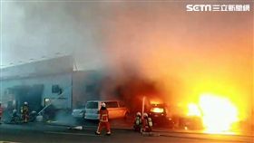 火警,維修廠,桃機,桃園,翻攝畫面