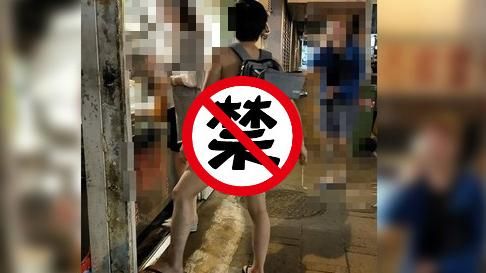 狂男買碳烤「曬鳥」　女路人淡定點餐