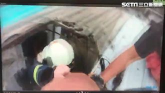 為救揚言跳樓醉漢　消防員踩空墜樓