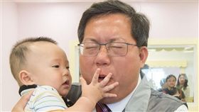 ▲桃園市長鄭文燦宣導「國際不打小孩日」（圖／翻攝自鄭文燦IG）