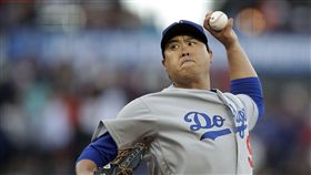 ▲韓國左投柳賢振在洛杉磯道奇活躍。（圖／美聯社／達志影像）