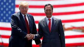 2018美國威州投資案（郭台銘、川普
圖／路透社／達志影像