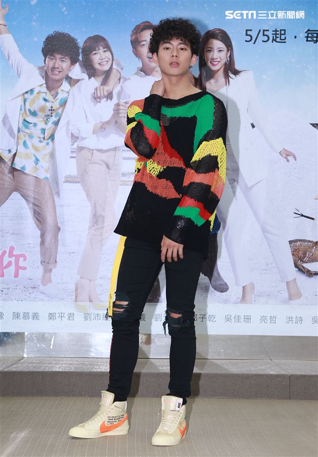 週日偶像劇「月村歡迎你」演員吳念軒。（記者邱榮吉/攝影）