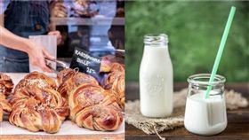 麵包 牛奶 unsplash pixabay