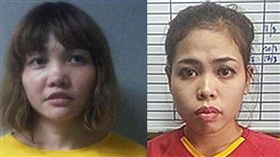 刺殺金正男的越南女子從獄中獲釋。（圖／翻攝自推特）