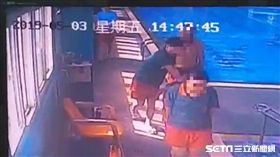 苗栗游泳池7歲男童溺水／記者蔡文淵翻攝