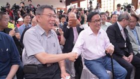 柯文哲,陳水扁 圖/台北市政府提供