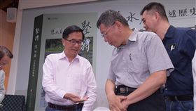 柯文哲,陳水扁 圖/北市府提供