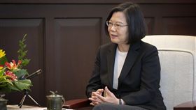 蔡英文總統6日上午接見比利時聯邦參議院議長波齊伉儷。（圖／總統府提供）
