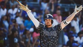 ▲藍佛從簡森手中揮出再見滿貫砲。（圖／翻攝自大聯盟官網）