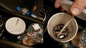 感覺吸管變了…癮君子照樣用力吸　秒衝下車吐「噁心黑油」（圖／翻攝自爆廢公社臉書）