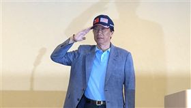 ▲郭台銘舉行美國行返台記者會（圖／記者黃宣尹攝）