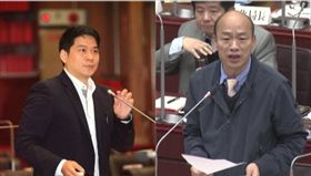 民進黨高雄市議員李柏毅，韓國瑜，組合圖