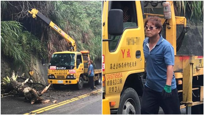 龐然大物擋路！司機霸氣下車「處理」