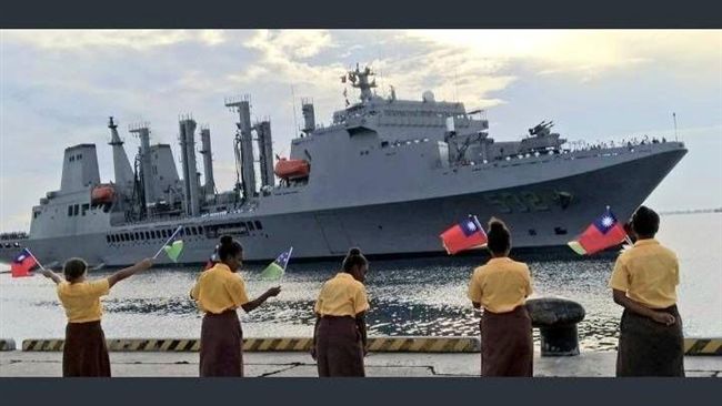中國閃邊！我國海軍艦隊抵索羅門群島