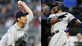 ▲菊池雄星先發7.2局失1分，水手打線單場3轟攻下10分。（圖／美聯社／達志影像）