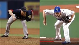 ▲中日終結者鈴木博志，投球準備動作神似前紅襪終結者金布瑞（Craig Kimbrel）。（圖／美聯社／翻攝自YouTube）