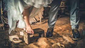 復古，婚紗，結婚。(圖/Pixabay)