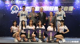 桃猿動紫趴冠名記者會。（圖／記者王怡翔攝影）