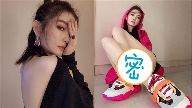 謝金燕下面沒穿！夾美腿羞遮三角地帶