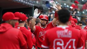 ▲普侯斯（Albert Pujols）開轟達成2000分打點里程碑。（圖／美聯社／達志影像）