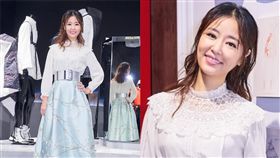 林心如平腹現身活動。（合成圖／翻攝自林心如臉書）