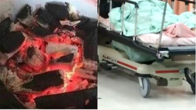 翁躺病危女兒床燒炭…兒抱冰冷屍淚崩
