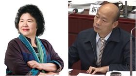 ▲陳菊、韓國瑜（組合圖，資料畫面）