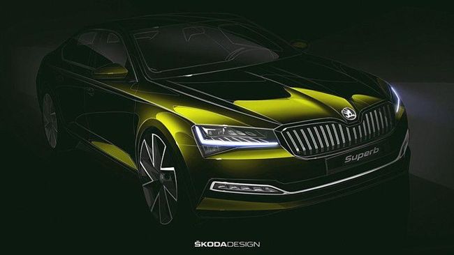 Skoda旗艦房車改款　設計圖釋出