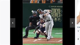 ▲讀賣巨人游擊手坂本勇人延續開季連續上壘紀錄。（圖／截自日本媒體）