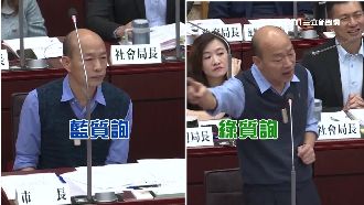 韓國瑜備詢不爽　嗆綠營把議會當法庭