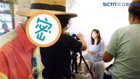 吳念軒裝作實習記者混在王心凌活動訪問。（圖／記者蕭翰弦攝影）