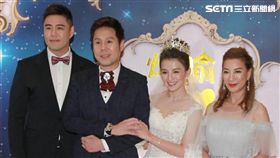 劉至翰出席三立製作人楊煥喻與江湧錡婚禮。（圖／記者邱榮吉攝影）