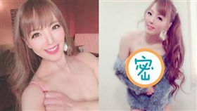 AV女優田中瞳胸部雄偉到讓人懷疑「再加工」。（圖／翻攝自田中瞳IG）