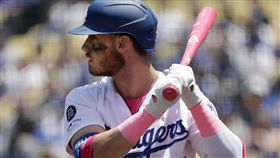 貝林傑目前打擊率仍超過4成。（圖／美聯社／達志影像）