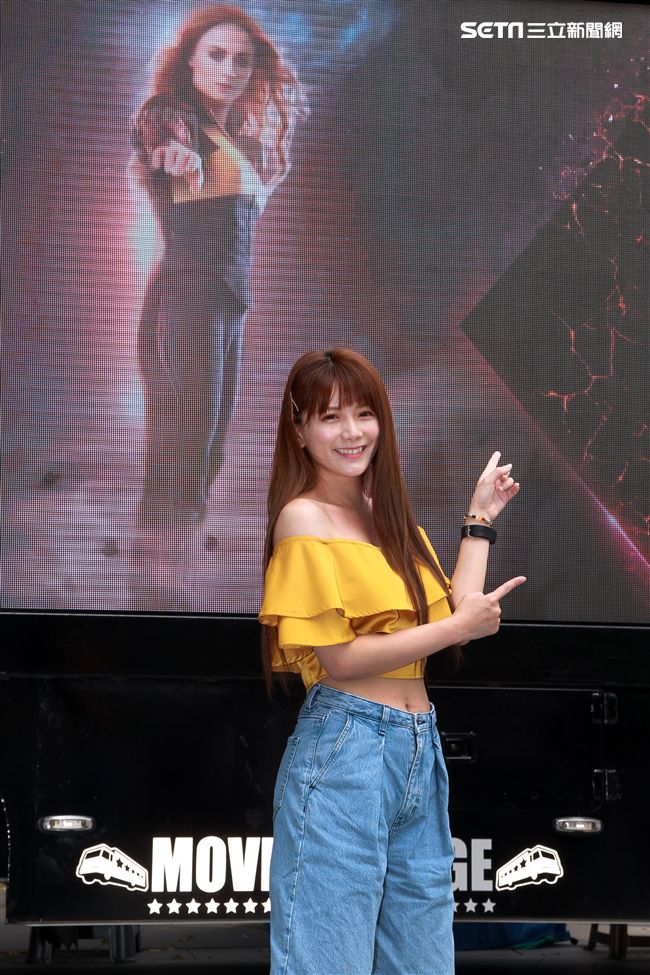 解婕翎出席「X戰警：黑鳳凰全球粉絲歡慶日活動。（記者邱榮吉/攝影）