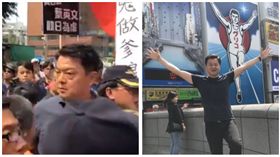 ▲前台北縣長周錫瑋（組合圖，翻攝只是堵藍臉書）