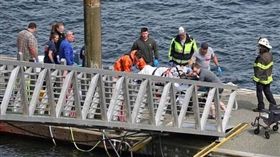 阿拉斯加水上飛機相撞事故。翻攝自citynews