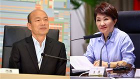 盧秀燕、韓國瑜／翻攝自盧秀燕、韓國瑜臉書