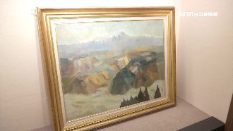 價值上千萬！名畫《遠眺玉山》找到了