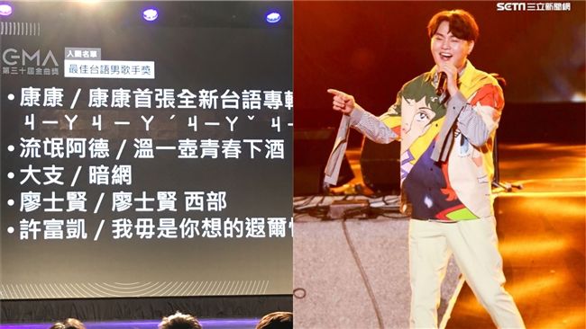 許富凱6度入圍台語男歌手：六六大順