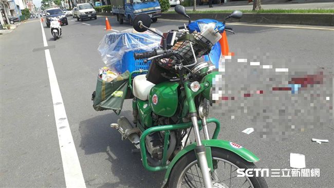 郵差送信擦撞機車　6旬嬤頭破噴血亡
